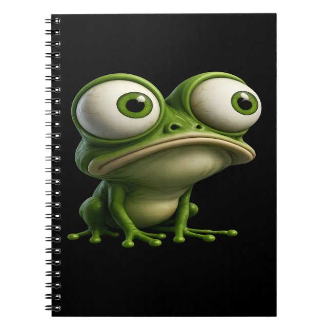 Caderno Espiral Big-Eyed Cartoon Frog (Frente)