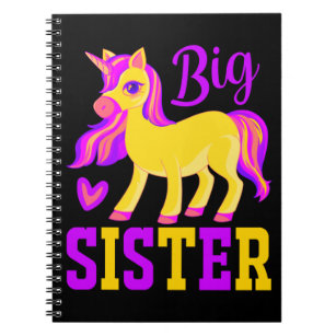 Caderno Espiral Big Sister Magical Unicorn