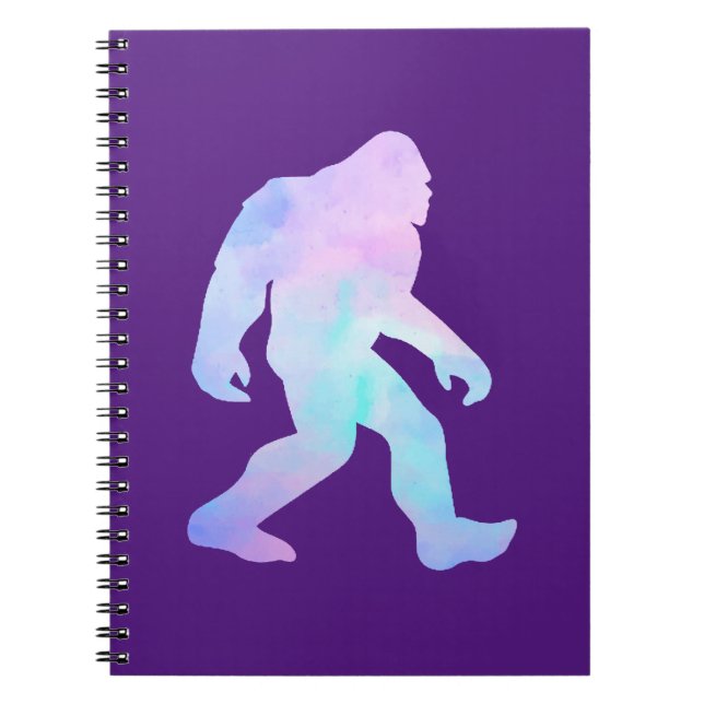 Caderno Espiral Bigfoot de Aquarela (Frente)