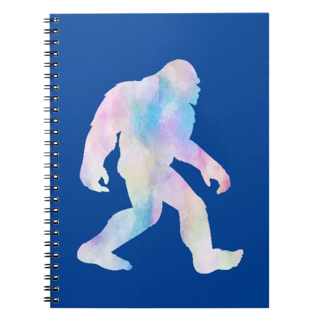 Caderno Espiral Bigfoot de Aquarela (Frente)