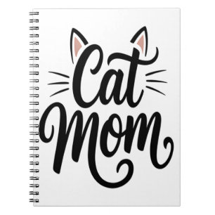 Caderno Espiral Bigodes e Orelhas de Mãe de Gato