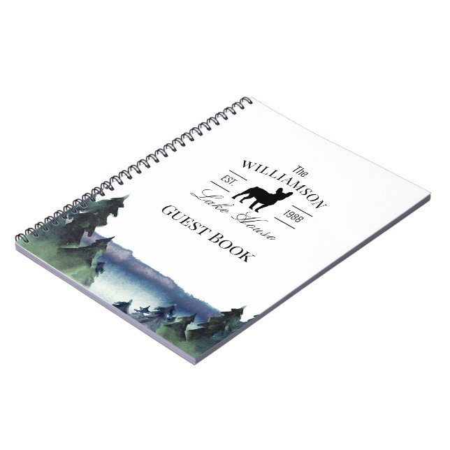 Caderno Espiral Binder de Aluguer de Férias Familiares (Left Side)