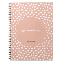 Caderno Espiral binder personalizado, vinculador boho, boho padrão