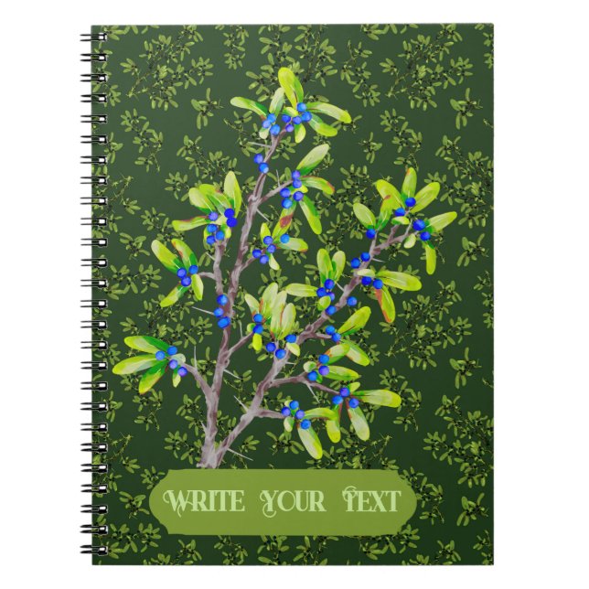 Caderno Espiral Binder Verde Blackthorn (Frente)