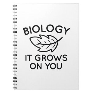 Caderno Espiral Biologia Que Ela Cresce Em Você