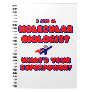 Caderno Espiral Biólogo Molecular... Qual é o seu superpoder?