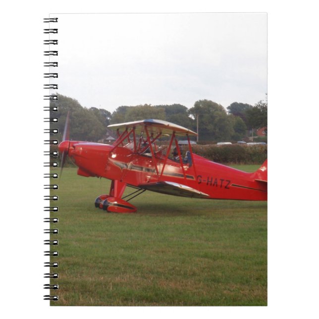 Caderno Espiral Biplano Hatz (Frente)