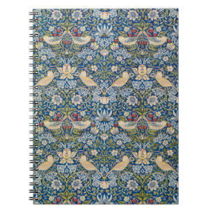 Caderno Espiral Bird Art Nouveau Design