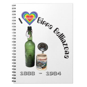Caderno Espiral Birra Bellinzona Svizzera Nootbook