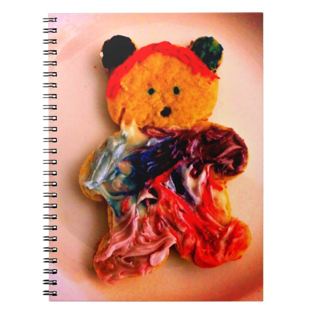 Caderno Espiral Biscoito de Urso de Pelúcia (Frente)
