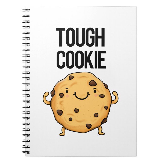 Caderno Espiral Biscoito Durão Piada de Biscoito Engraçado  (Frente)