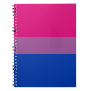 Caderno Espiral Bisexual Pride