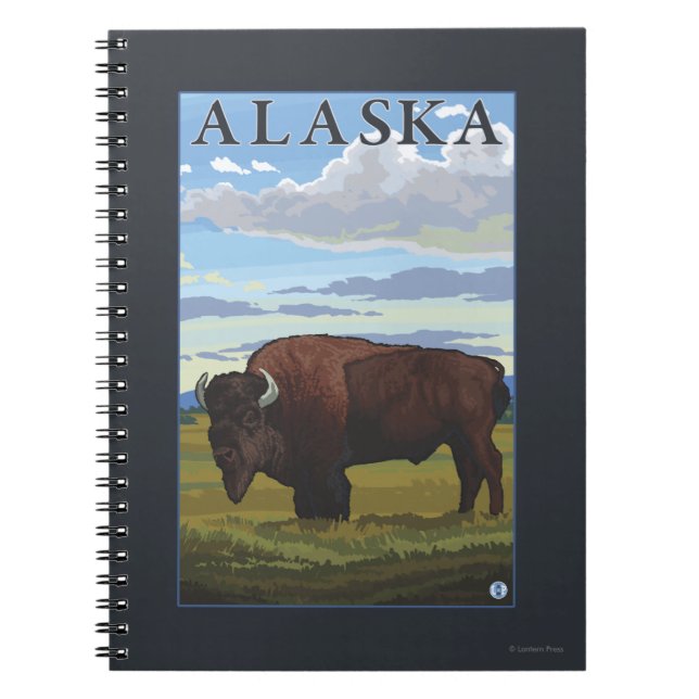 Caderno Espiral Bison Scene- Viagens vintage (Frente)