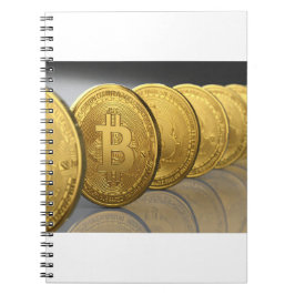 Caderno Espiral Bitcoins