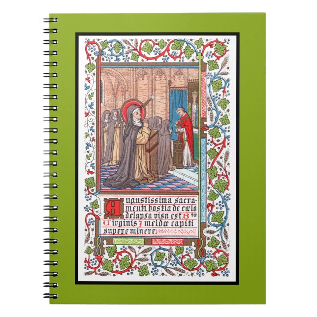 Caderno Espiral Bl. Milagre de Imelda Lambertini (VVP 010) (Frente)