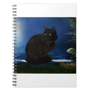 Caderno Espiral Black Cat Black Doméstico