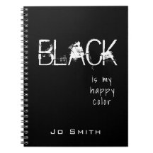 BLACK é minha cor feliz - personalizada