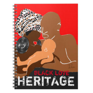 Caderno Espiral Black Family Love AFRICAN Heritage