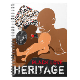 Caderno Espiral Black Family Love AFRICAN Heritage