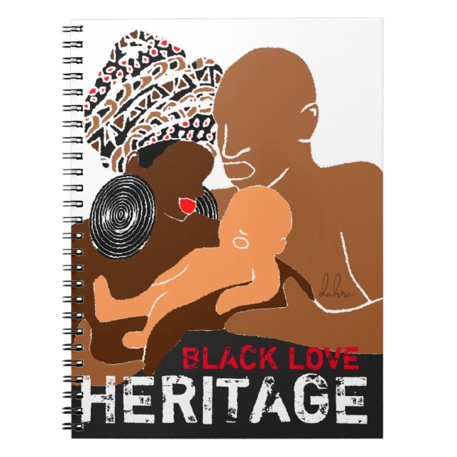 Caderno Espiral Black Family Love AFRICAN Heritage (Frente)