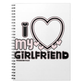 Caderno Espiral black i luv 1