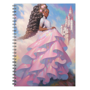 Caderno Espiral Black Princess Fantasy Art