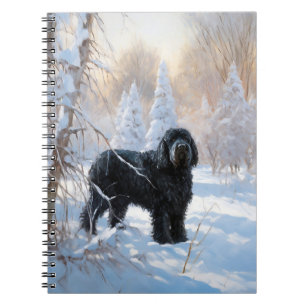 Caderno Espiral Black Russian Terrier Que Neve