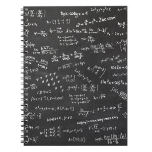 Caderno Espiral Blackboard Math