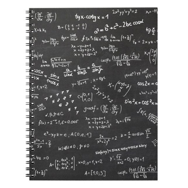 Caderno Espiral Blackboard Math (Frente)
