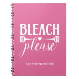 Caderno Espiral Bleach Please - Hairdresser Stylist Diário