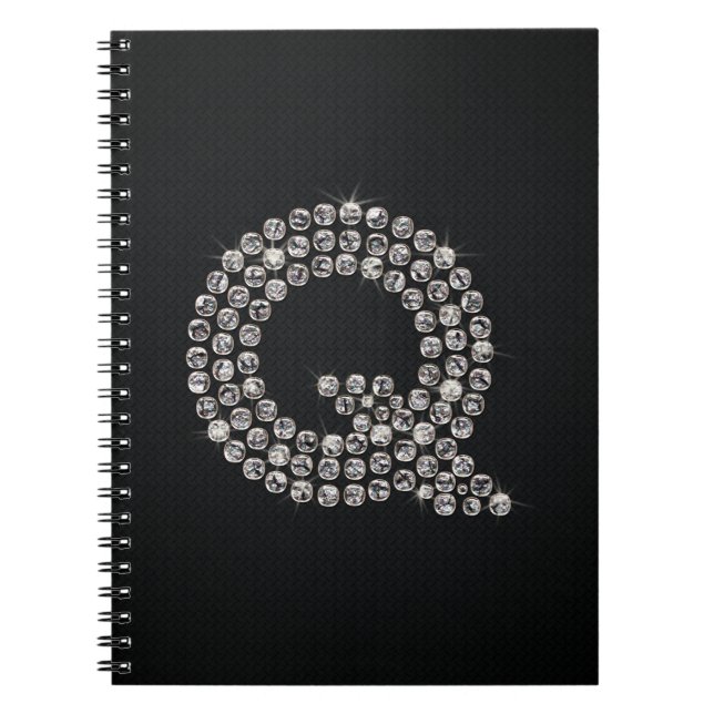 Caderno Espiral bling - Q (Frente)