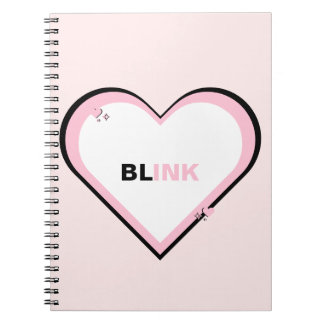 Caderno Espiral Blink Kpop Cute Aesthetic Teen