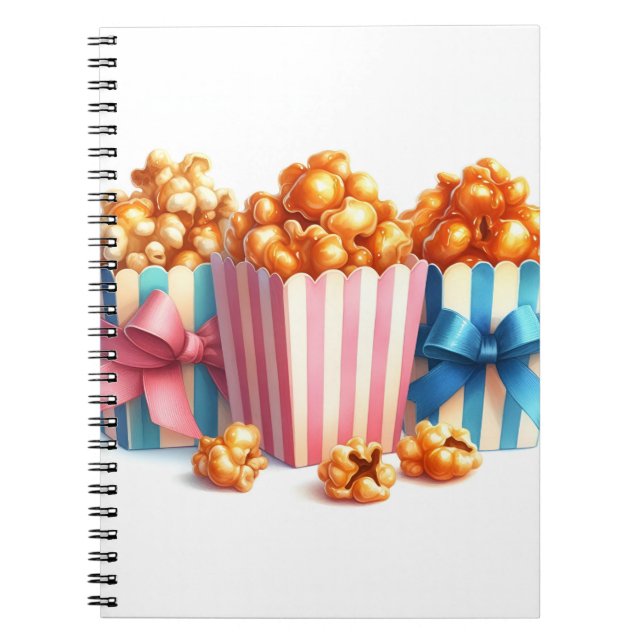 Caderno Espiral bloc note popcorn  (Frente)