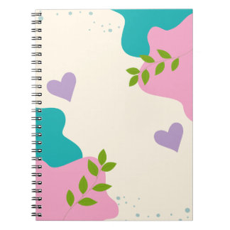 Caderno Espiral Bloco de anotações bonito para estudantes