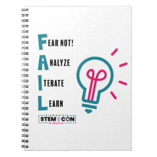 Caderno Espiral Bloco de Anotações com FALHA