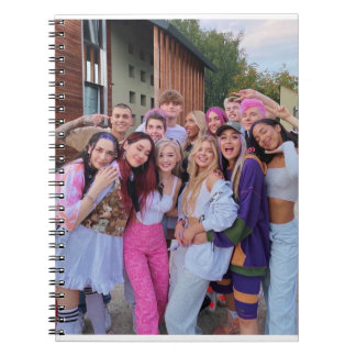 Caderno Espiral bloco de anotações de membros da equipe