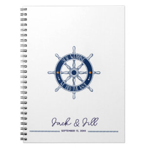 Caderno Espiral Bloco de anotações do livro de convidados de ná