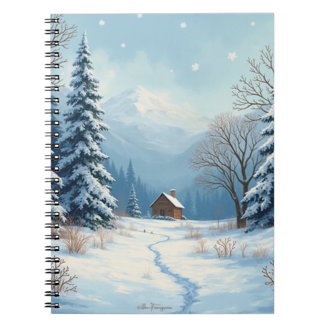 Caderno Espiral bloco de anotações (Editar) (Frente)