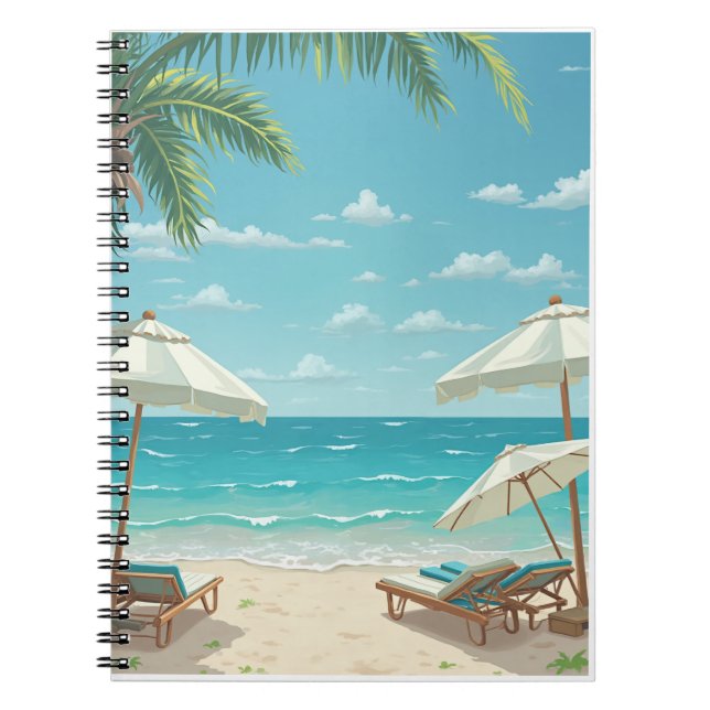 Caderno Espiral bloco de anotações (Editar) (Frente)