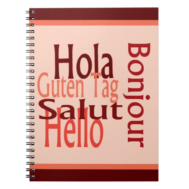 Caderno Espiral Bloco de Anotações Espiral (Frente)