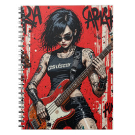 Caderno Espiral Bloco de anotações espiral da Rebelião CyberBass