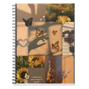 Caderno Espiral Bloco de anotações estésico e bonito para mulheres