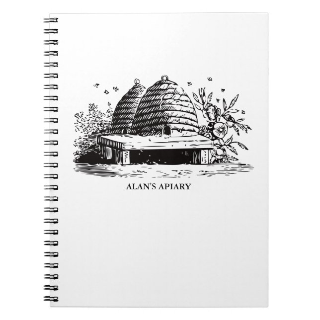 Caderno Espiral Bloco de anotações para apicultores (Frente)