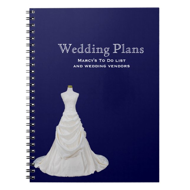 Caderno Espiral Bloco de Anotações Personalizado do Planejador de  (Frente)