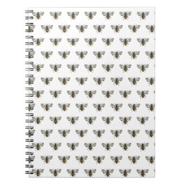 Caderno Espiral Bloco de anzol das abelhas