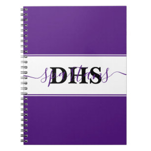 Caderno Espiral Bloco de cores de escola personalizado