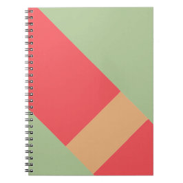 Caderno Espiral Bloco de Cores Geo Moderno 1