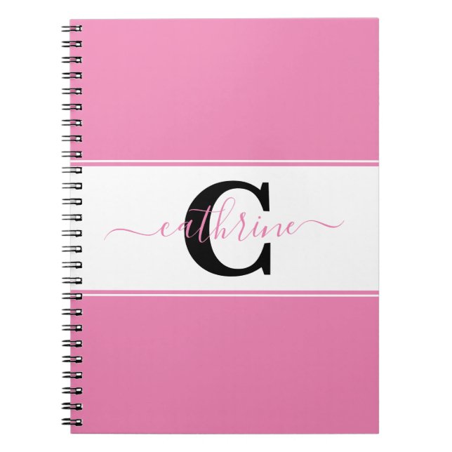Caderno Espiral Bloco de cores personalizado (Frente)