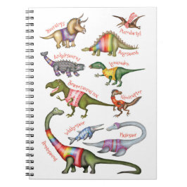Caderno Espiral Bloco de dinossauros fabuloso