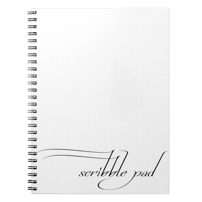 Caderno Espiral Bloco de Escrivagem (Frente)